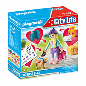 Playmobil City Life, Fashion - Fetita la moda cu catel