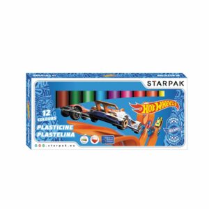 Set de modelare cu 12 culori Starpak, Hot Wheels