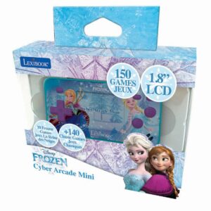 Consola portabila Cyber Arcade, Lexibook, 150 Jocuri Disney Frozen
