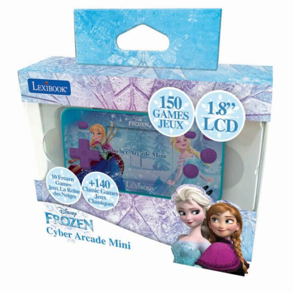 Consola portabila Cyber Arcade, Lexibook, 150 Jocuri Disney Frozen