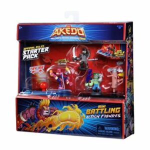 Akedo - Starter Pack, 3 figurine cu accesorii