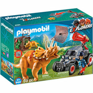 Playmobil Dinos, Cercetator - Automobil si dinozauri