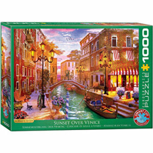 Puzzle Eurographics - Dominic Davison: Sunset over Venice, 1000 piese