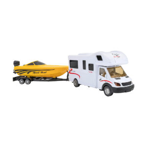 Autorulota si barca Globo Camper, Galben