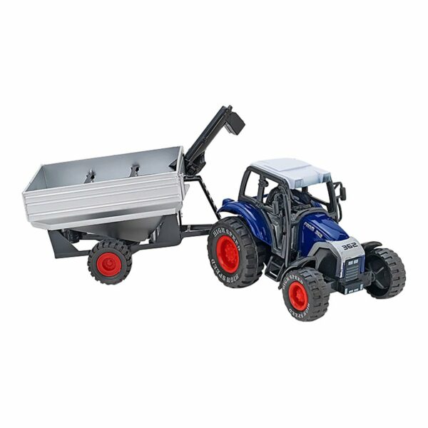 36967 tractor globo spidko farm world albastru 1