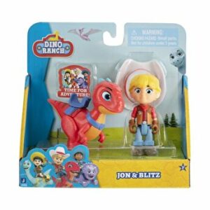 Dino Ranch - Set 2 figurine: Jon and Blitz