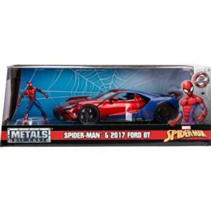 Macheta metalica Spider-Man 2017 Ford GT, scara 1 la 24