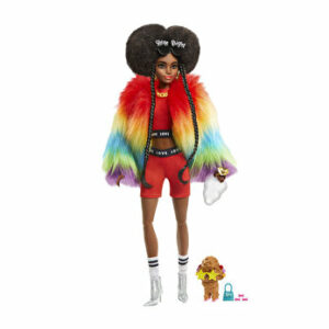 Papusa Barbie Extra Style - Curcubeu