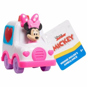 Figurina Mickey Mouse, Minnie in masinuta, 38738