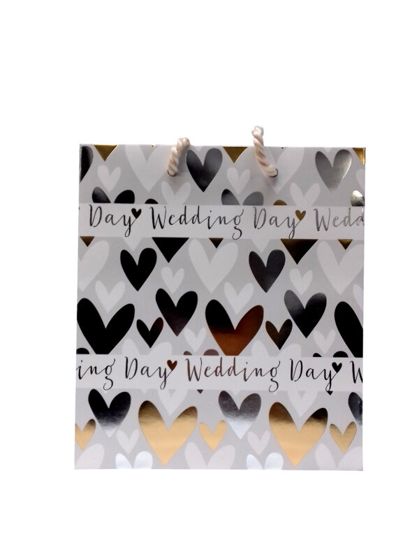 Punga pentru cadouri - Wedding Hearts | Glick