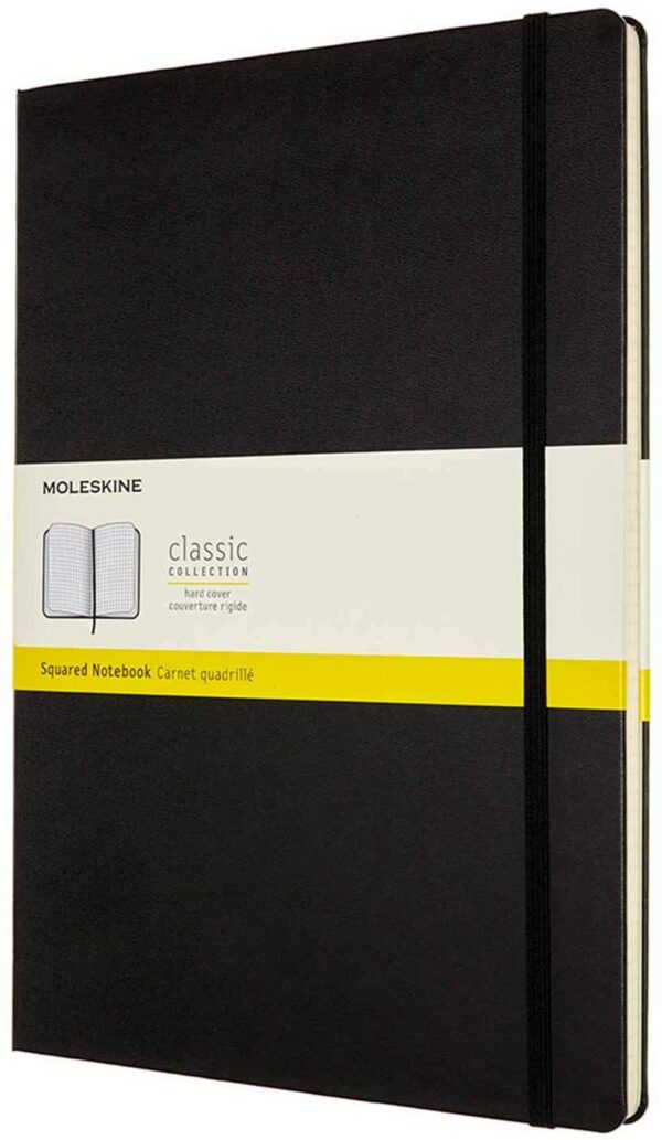 Carnet - Moleskine Classic Squared Paper Notebook - Hard Cover - Black | Moleskine
