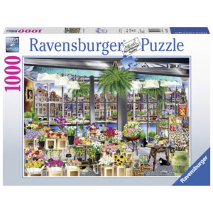 PUZZLE PIATA DE FLORI IN AMSTERDAM, 1000 PIESE