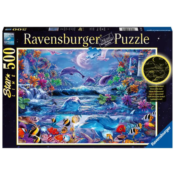 PUZZLE ANIMALE MARINE, 500 PIESE STARLINE