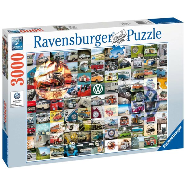 PUZZLE 99 MOMENTE CU VOLKSWAGEN, 3000 PIESE