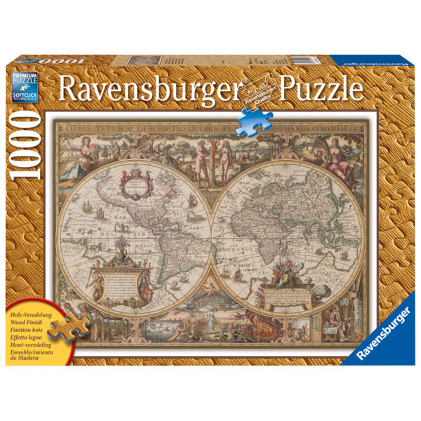 PUZZLE HARTA ANTICA A LUMII, 1000 PIESE