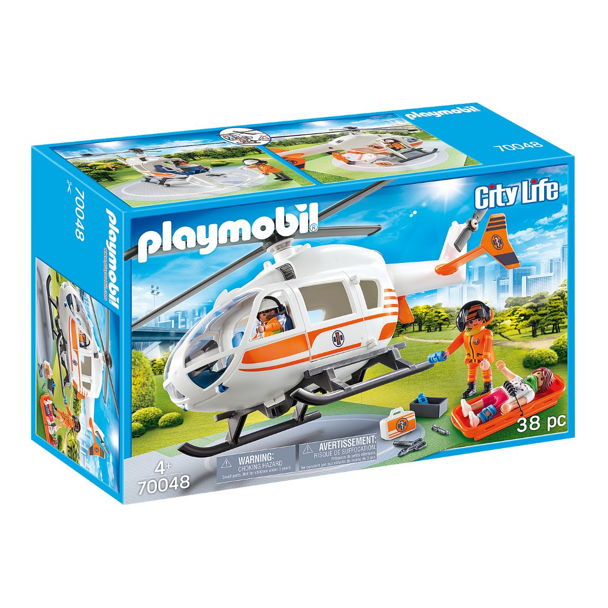 Set Playmobil City Life Rescue - Elicopter de salvare 1 Set Playmobil City Life Rescue - Elicopter de salvare