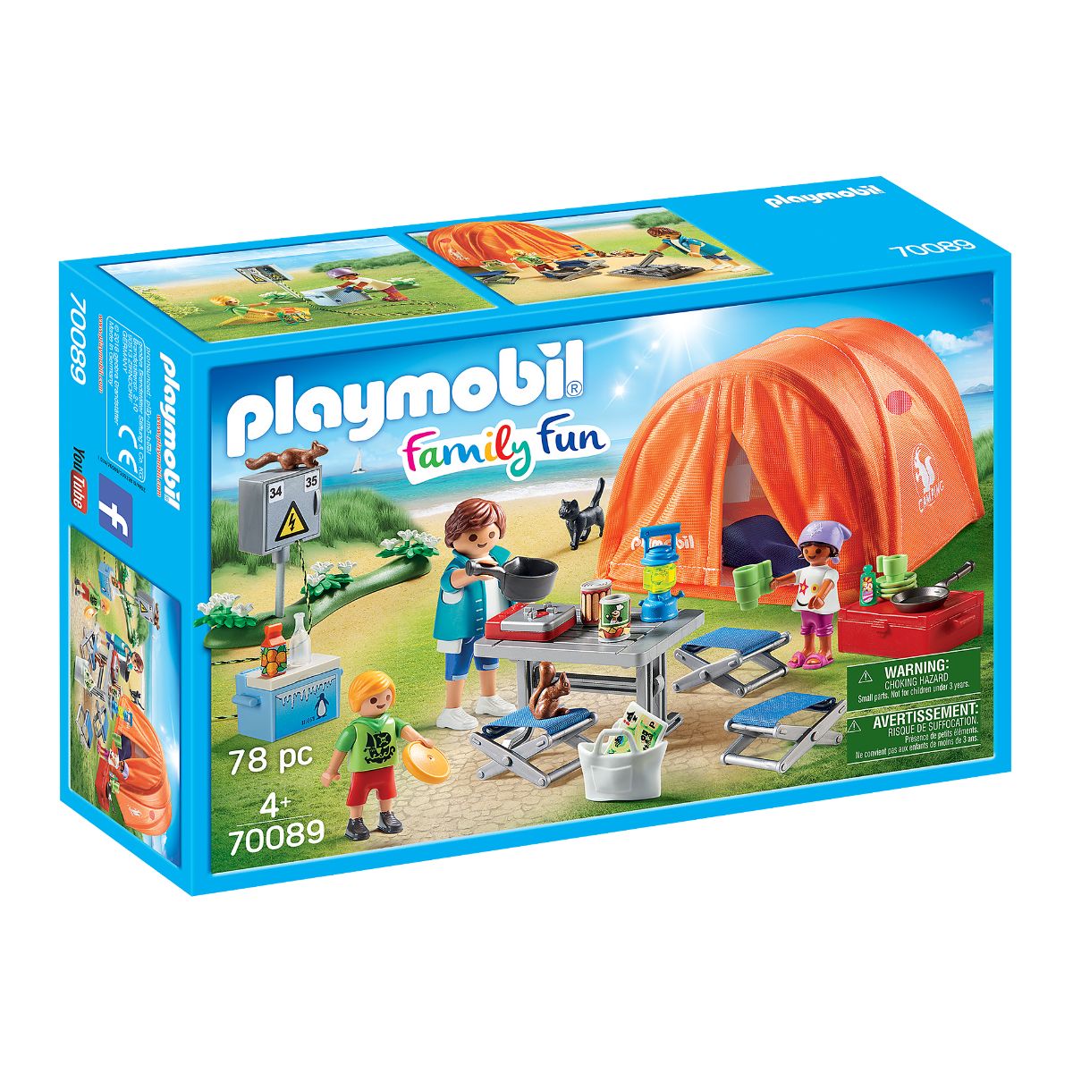 Set Playmobil Family Fun Camping - Cort camping 1 Set Playmobil Family Fun Camping - Cort camping