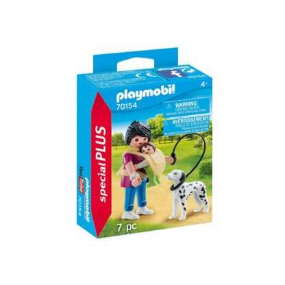 4008789701541 figurina playmobil mama cu bebelus si caine 1