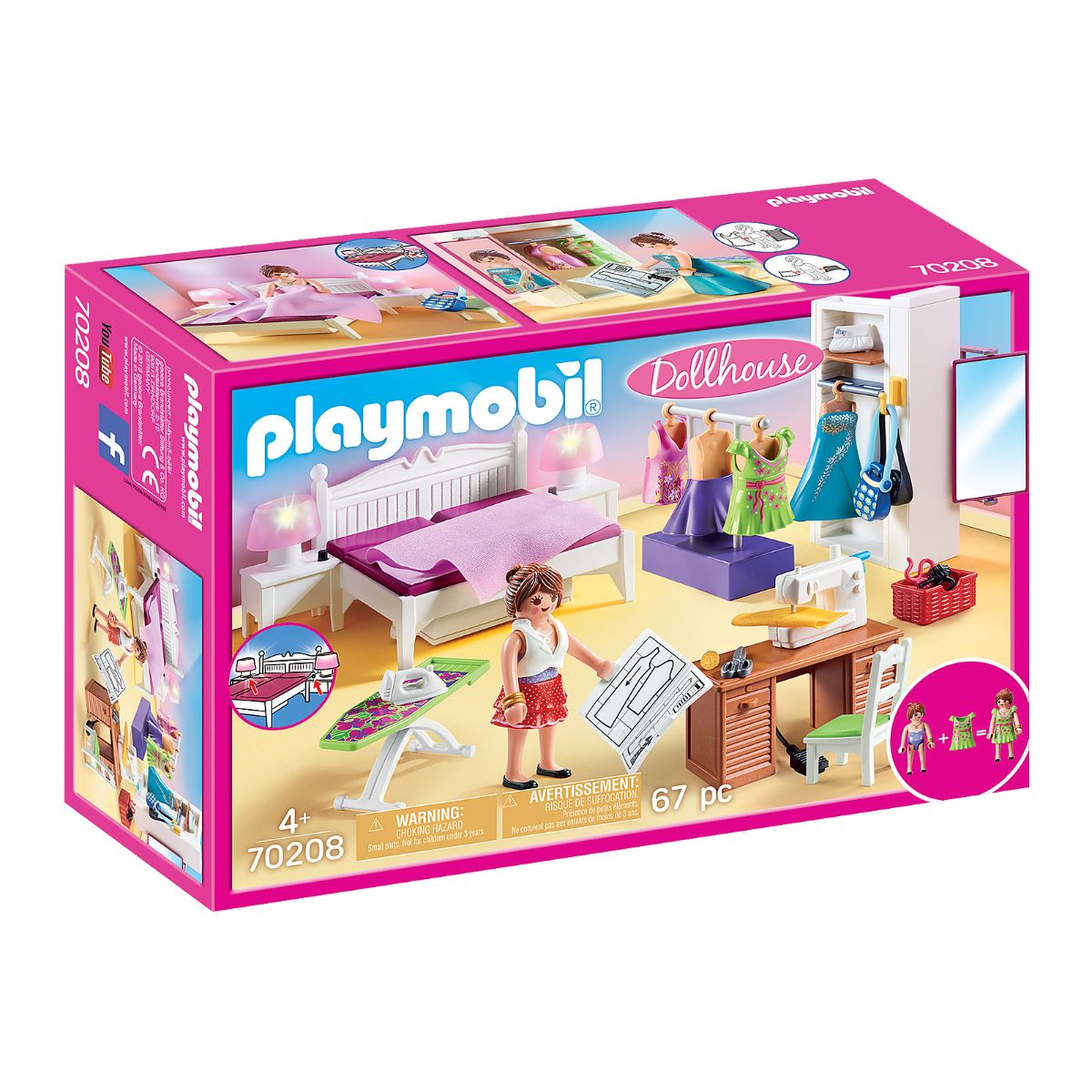 Set Playmobil Dollhouse - Dormitorul familiei 1 Set Playmobil Dollhouse - Dormitorul familiei