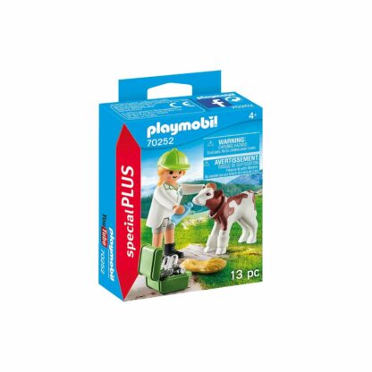 4008789702524 set playmobil figures special plus veterinar cu vitel 1