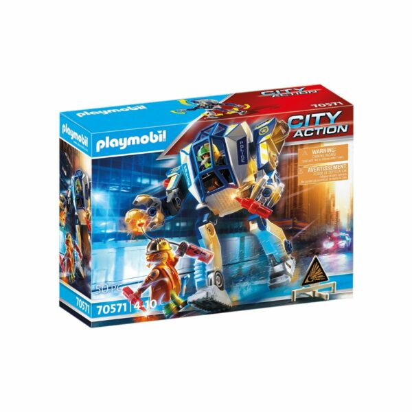 Set Playmobil City Action Police - Robot de politie pentru operatiuni speciale