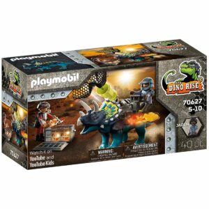 Set Playmobil Dino Rise - Triceratops - Batalia pentru piatra legendara
