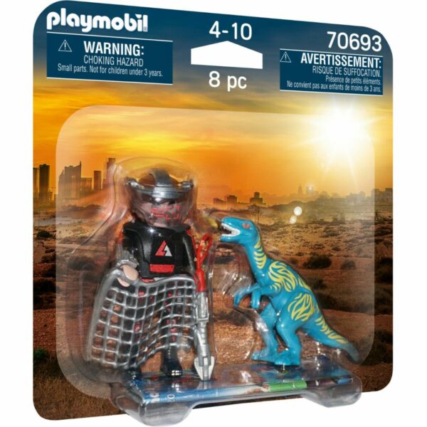 4008789706935 set playmobil 2 figurine dinozaur si cercetator 1
