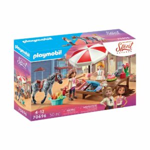 Set Playmobil Spirit IV - Stand cu prajituri in miradero