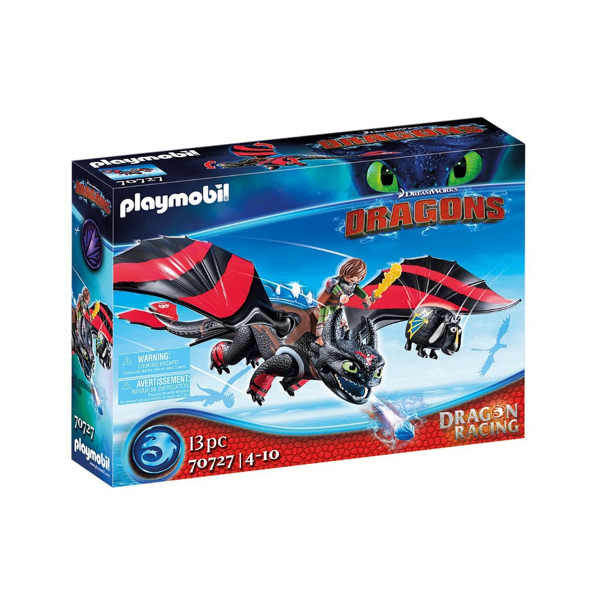 Set Playmobil Dragons - Cursa dragonilor: Hiccup si Toothless
