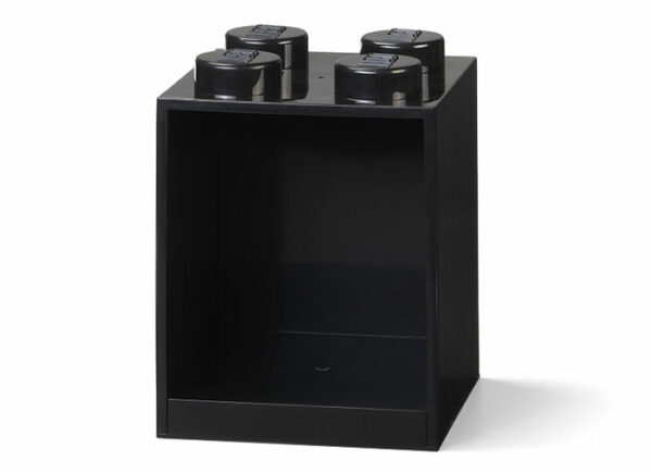 Raft Caramida LEGO 2x2 - Negru