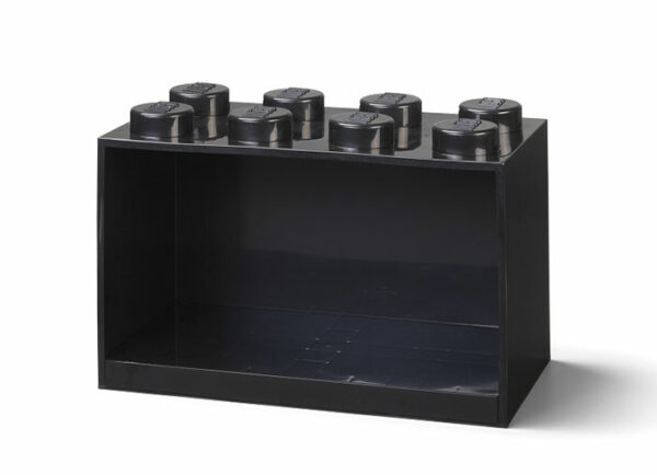 Raft Caramida LEGO 2x4 - Negru