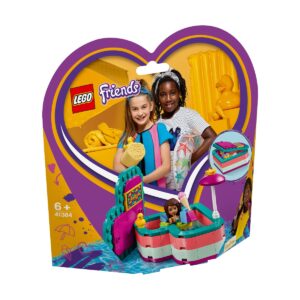LEGO? Friends - Cutia de vara in forma de inima a Andreei (41384)