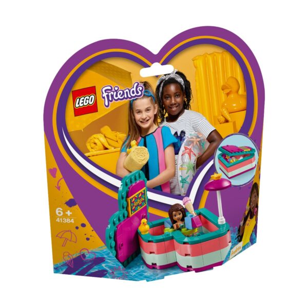 LEGO? Friends - Cutia de vara in forma de inima a Andreei (41384)