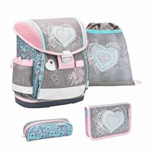 Ghiozdan scoala echipat Belmil Classy - Trendy Love