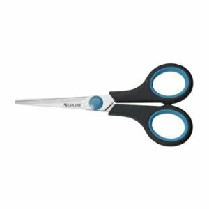Foarfeca otel Westcott Easy Grip, 18 cm, cu rubber grip