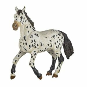 Figurina Iapa Appaloosa neagra