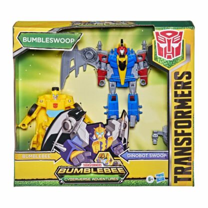 5010993867448 figurina transformers cyberverse roll and bumblebee dinobot swoop 1