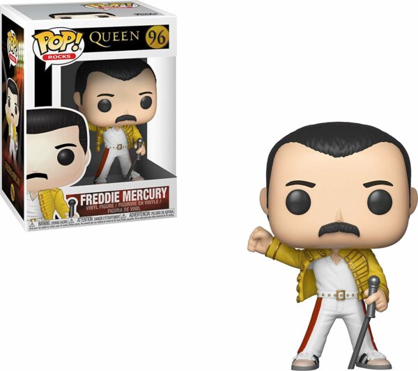 Figurina - Queen - Freddie Mercury - Wembley 1986 | FunKo