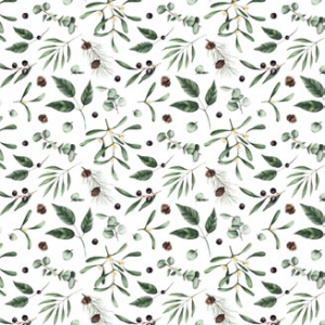 Hartie de impachetat - Xmas Botanics | The Art File