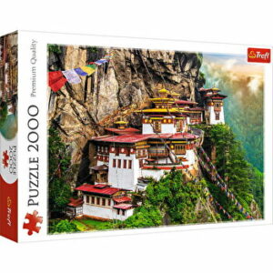 Puzzle Trefl Cuibul tigrului Bhutan, 2000 piese