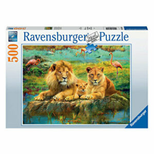 Puzzle Familie de lei, 500 piese