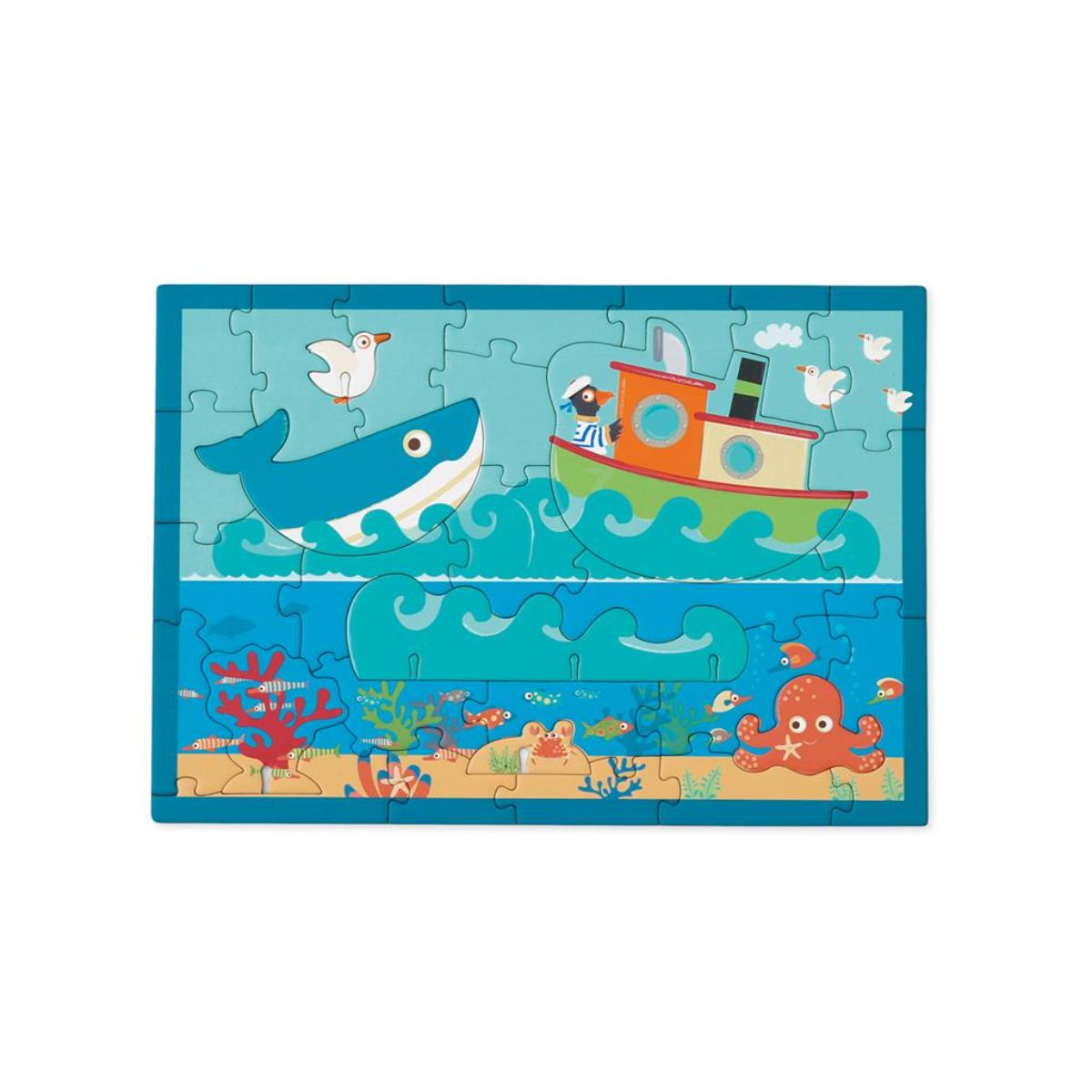 Puzzle 3D, Scratch, 2 In 1, Ocean, 30 Piese 1 Puzzle 3D, Scratch, 2 In 1, Ocean, 30 Piese