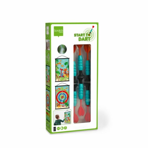Joc Darts, Scratch, cu 2 fete, Lumea Dinozaurilor