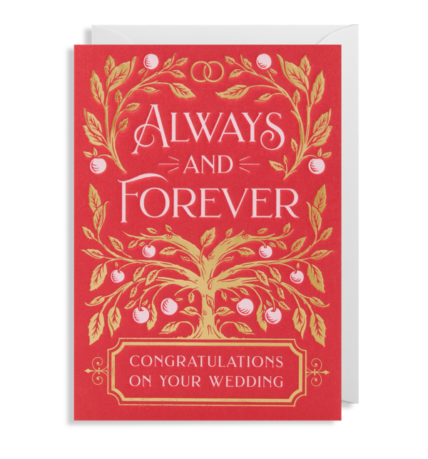 Felicitare - Always and Forever - Wedding | Lagom