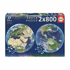 Puzzle rotund 2 in 1 Terra, 1600 piese