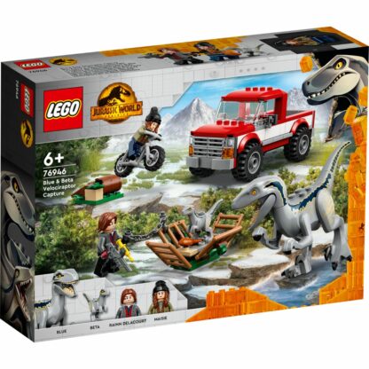 5702016913521 lego jurassic world blue and beta velociraptor capture 76946