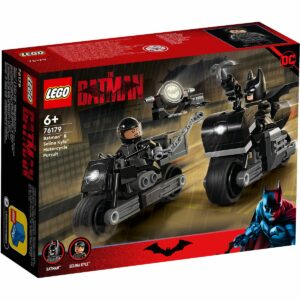 LEGO? Super Heroes - Urmarirea cu motocicleta Batman Si Selina Kyle (76179)
