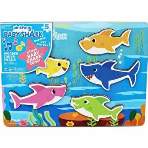 Puzzle muzical Baby Shark, 5 piese