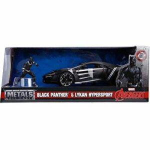 Masinuta Avengers Lykan Hyoersport, Black Panther, scara 1:24