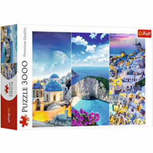 Puzzle Trefl Vacanta in Grecia, 3000 piese